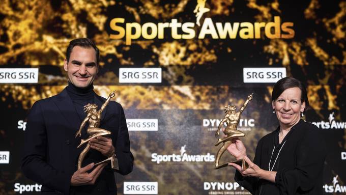 Roger Federer und Vreni Schneider siegen bei den «Sport Awards»