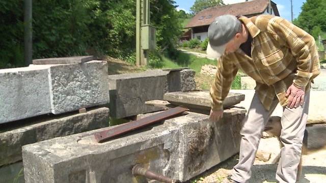 2.5-Tonnen-Brunnen verschwunden