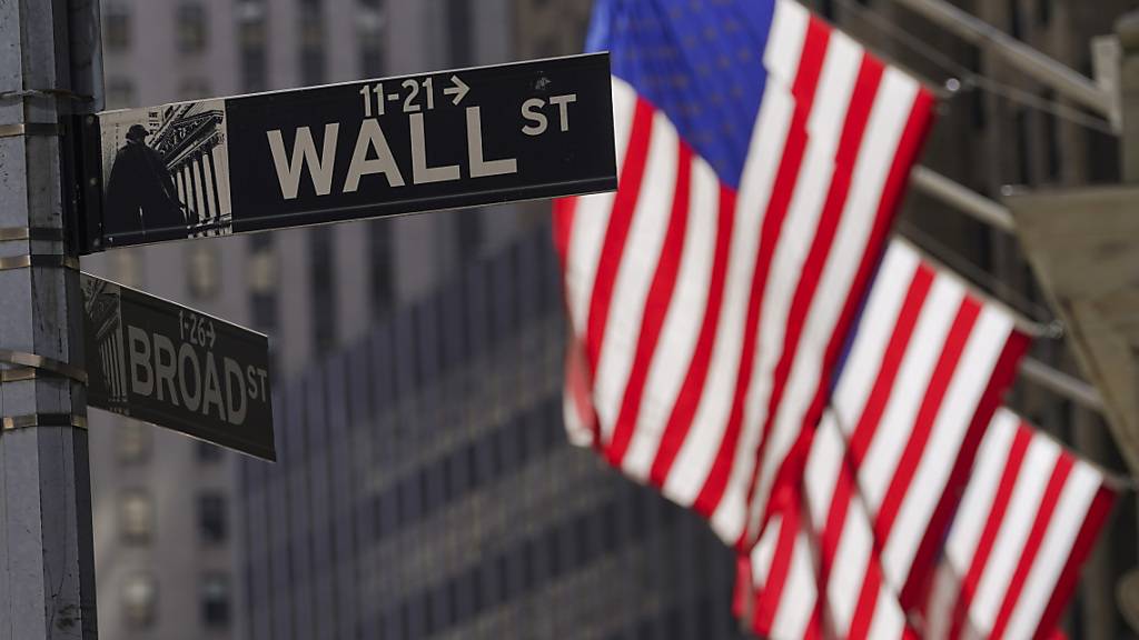 An der Wall Street am Mittwoch zwischenzeitlich auf Rekordhoch: der Dow Jones Industrial. (Symbolbild)