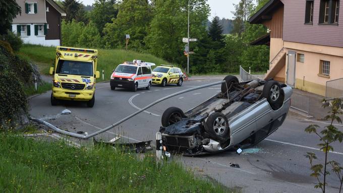 Mit 1,6 Promille verunfallt