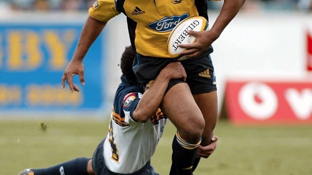 Jonah Lomu war der erste globale Rugby-Star (Archivbild von 2002)