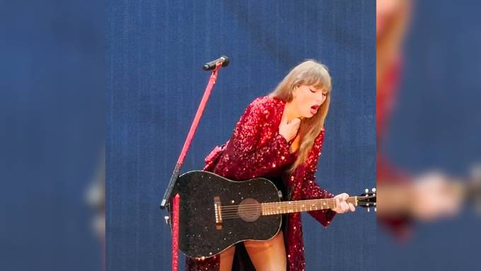 «Habe einen Käfer verschluckt» – Insekt plagt Taylor Swift auf Bühne