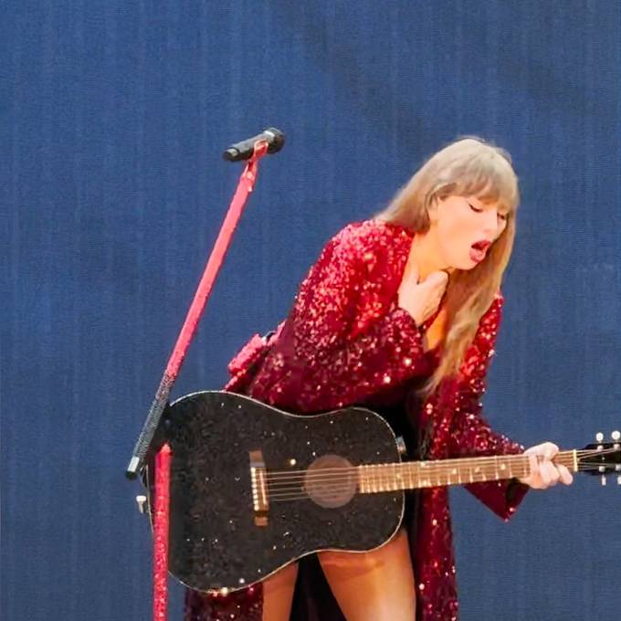 «Habe einen Käfer verschluckt» – Insekt plagt Taylor Swift auf Bühne