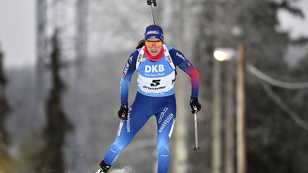 In Schweden als einzige Schweizerin in den Punkten: Selina Gasparin läuft in Östersund auf den 34. Platz