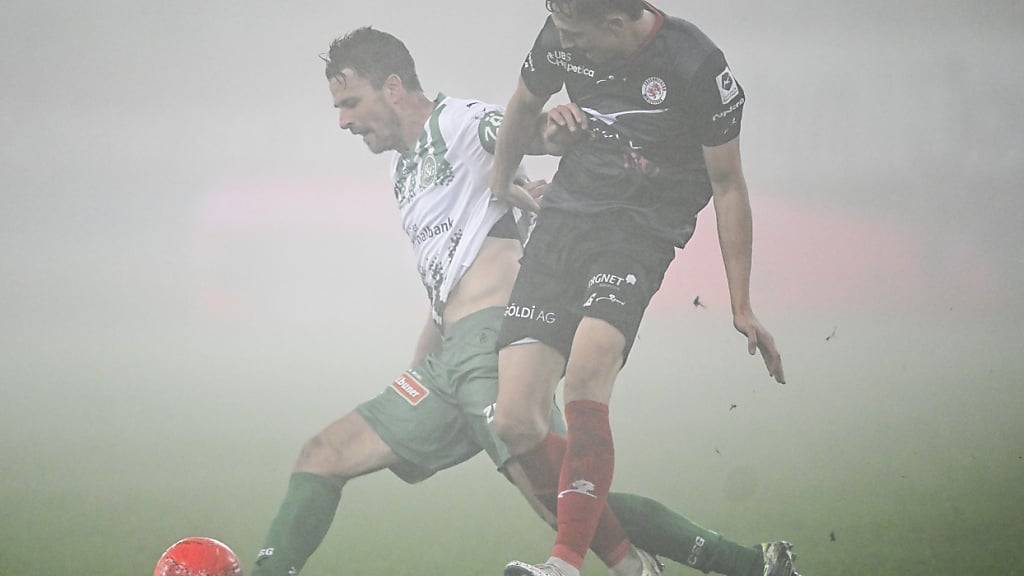 Im Nebel von St. Gallen trennen sich der FCSG und Winterthur 2:2