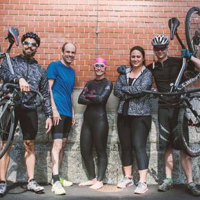 Seit 5 Uhr sind die Athleten unterwegs