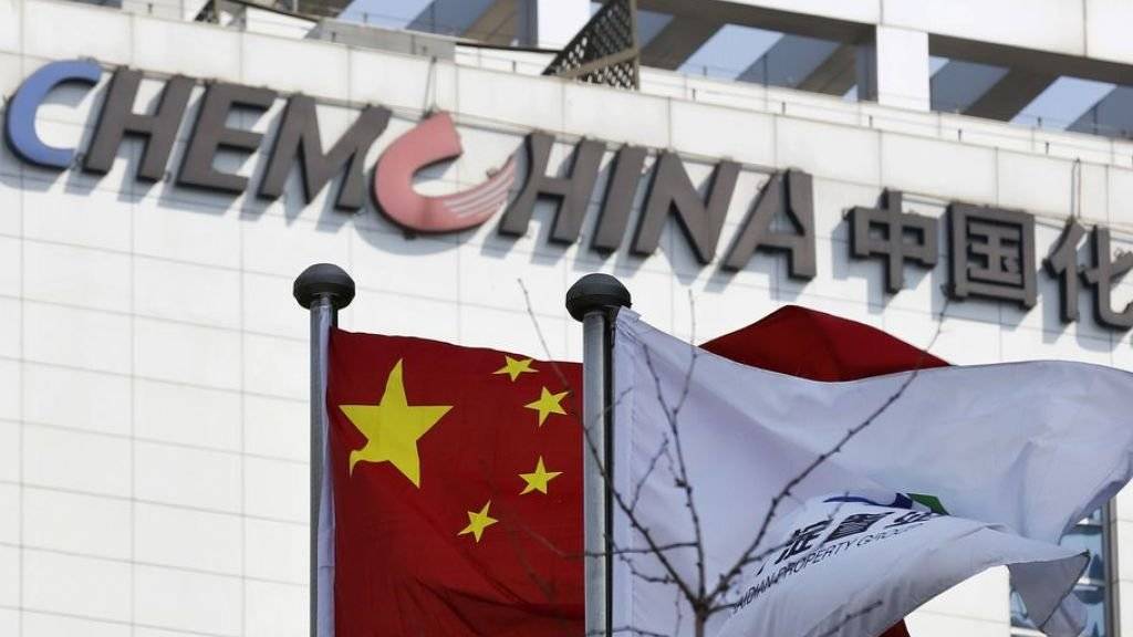 Der Sitz von ChemChina in Peking: Der Chemiegigant kündigte im Februar für eine Rekordsumme den Kauf des Basler Agrochemiekonzerns Syngenta an.