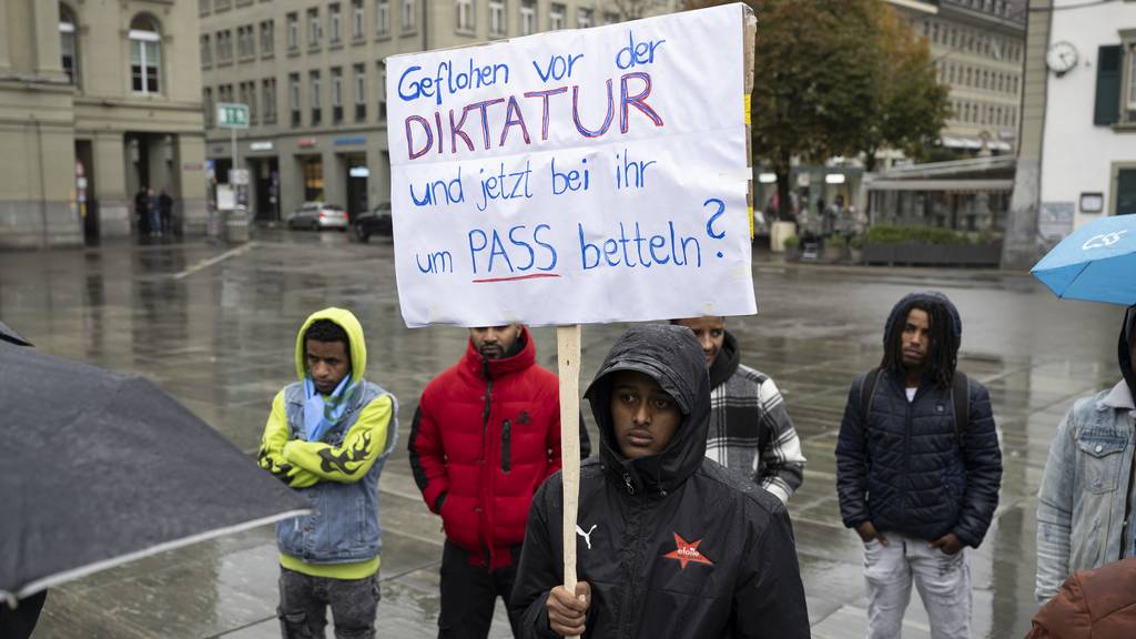 Eine ähnliche Kundgebung von Regimekritikern auf dem Bundesplatz im November verlief friedlich.