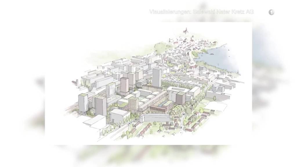 Über 1000 Wohnungen in Zug geplant
