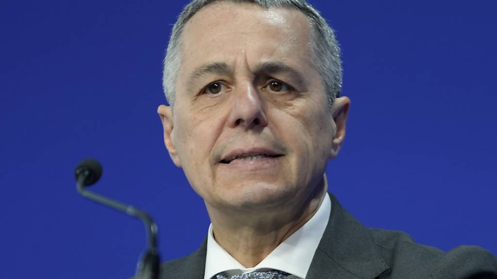 Die Schweiz unterstützt die Idee eines Sondertribunals für das Verbrechen der Aggression gegen die Ukraine. Dies sagte Bundesrat Ignazio Cassis am Dienstag in New York an einem Treffen zum Gründungsstatut des Internationalen Strafgerichtshof IstGH im Rahmen der Uno-Treffen diese Woche. (Archivbild)