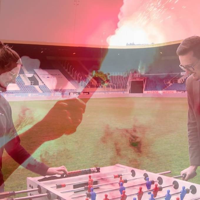 Töggeli-Duell im FCL-Stadion - Junge Stadtpolitiker über Fangewalt im Fussball