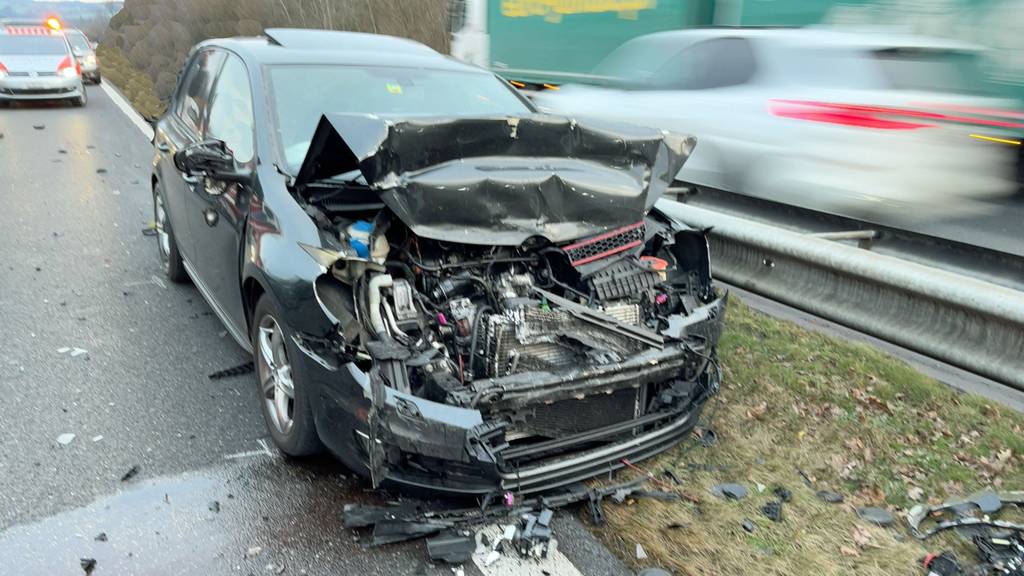 Zwei Unfälle auf den Luzerner Autobahnen führen Stau im Morgenverkehr