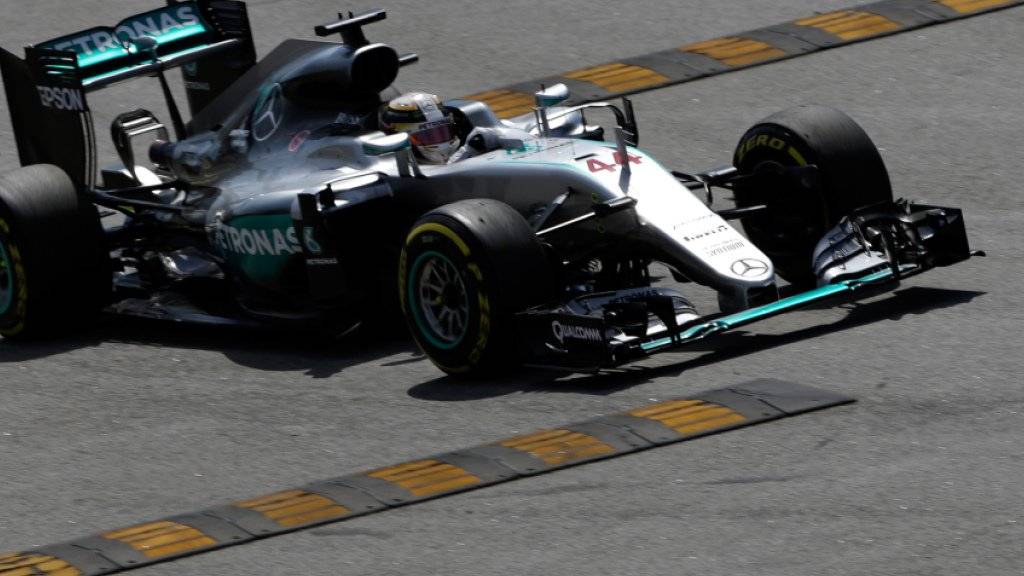 Am Sonntag auf dem besten Startplatz: Weltmeister Lewis Hamilton