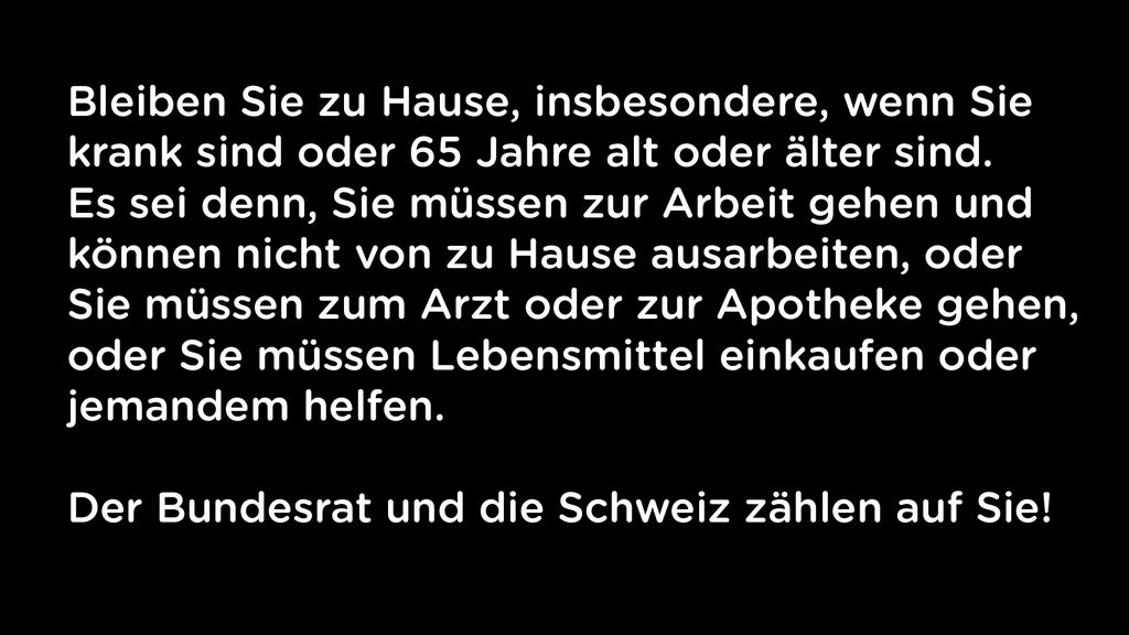 Empfehlung des Bundesrates