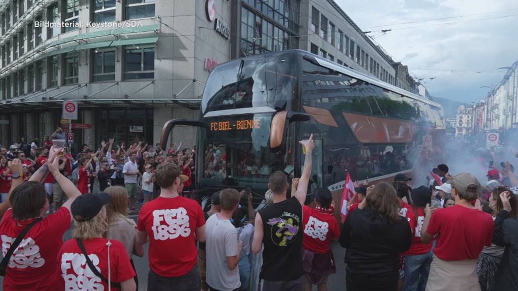 Empfang für Bieler Cuphelden