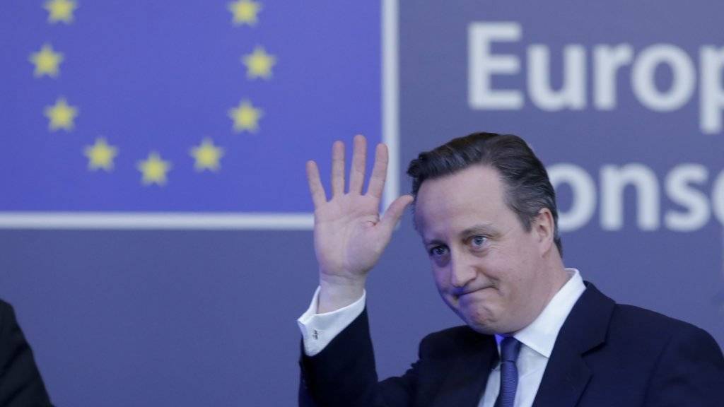 Erhält Unterstützung von britischen Konzernchef: Grossbritanniens Premierminister David Cameron, der die britischen Bürger von einem Verbleib in der EU überzeugen will. (Archiv)
