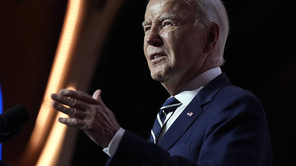 US-Präsident Joe Biden spricht auf dem Bloomberg Global Business Forum in New York über das Klima. Foto: Manuel Balce Ceneta/AP/dpa