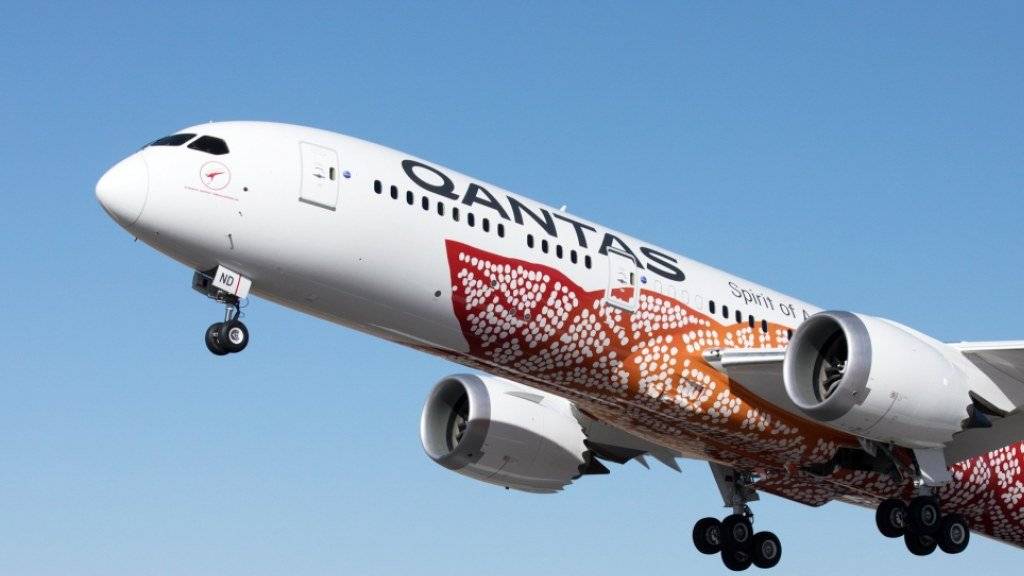 Qantas führte den ultralangen Flug mit einer neuen Boeing-Maschine des Typs 787 Dreamliner durch.