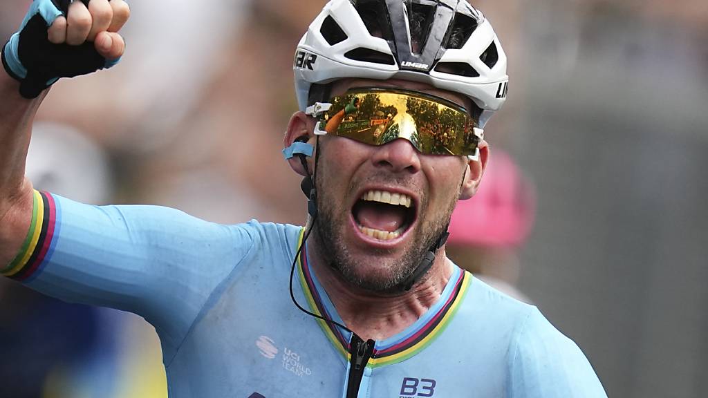 Der grosse Moment Anfang Juli: Mark Cavendish gewinnt in Saint-Vulbas zum 35. Mal eine Etappe der Tour de France