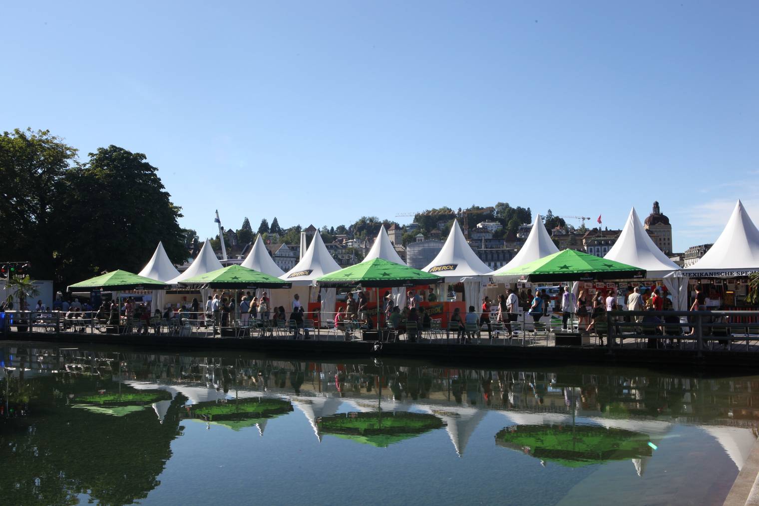 Eröffnung des Luzerner Blue Balls Festival 2014