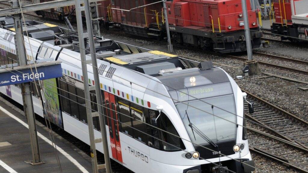 Zwischen dem Bahnhof St. Gallen St. Fiden und Goldach fahren voraussichtlich rund zwei Wochen keine Züge. (Archivbild)