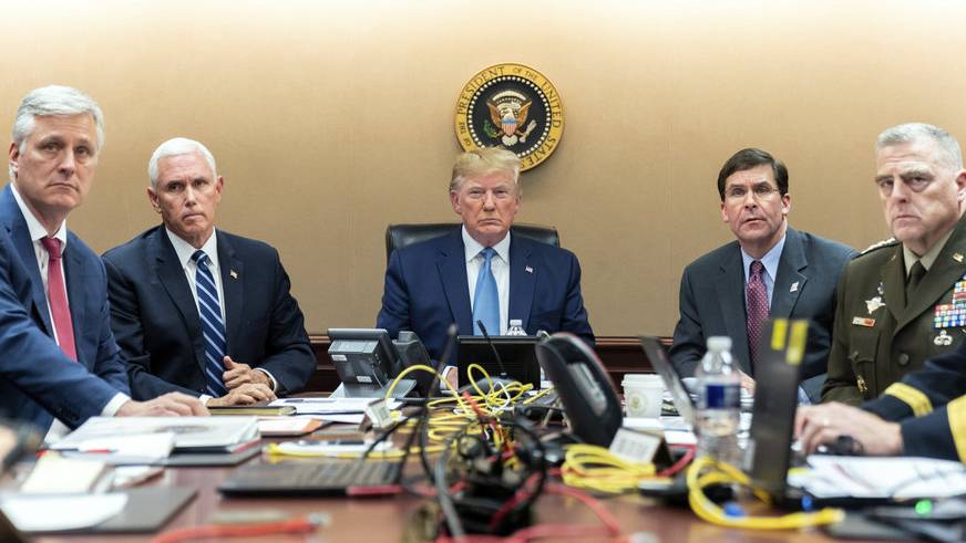 War das Foto von Trump im Situation Room gestellt?