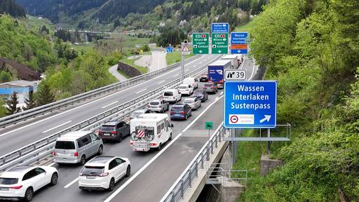 Gotthard-Stau: Stau legte sich erst gegen Abend