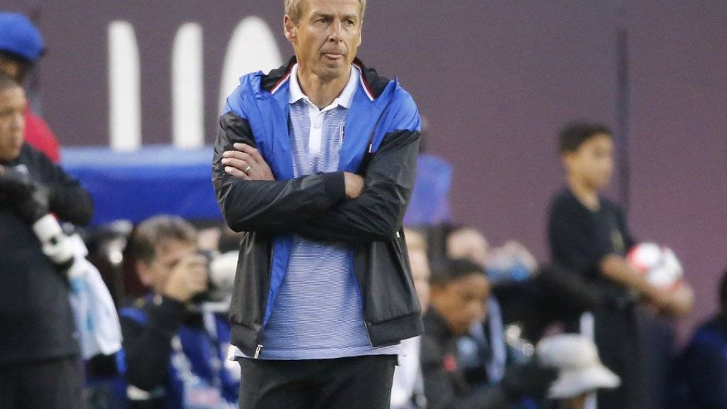 Jürgen Klinsmann mit skeptischem Blick