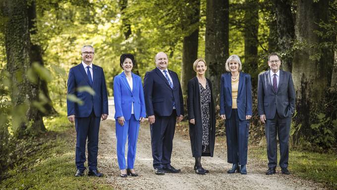 Das ist das offizielle Foto der Solothurner Regierung 2024