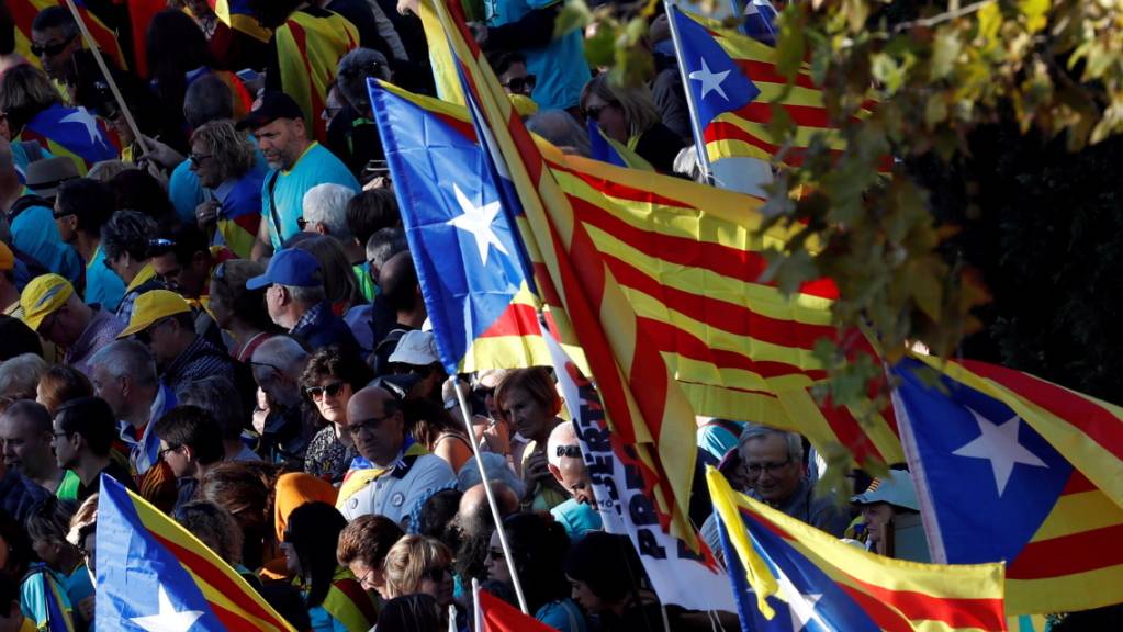 Und wieder gehen Hunderttausende in Kataloniens Hauptstadt Barcelona auf die Strasse - für die Unabhängigkeit von Spanien.