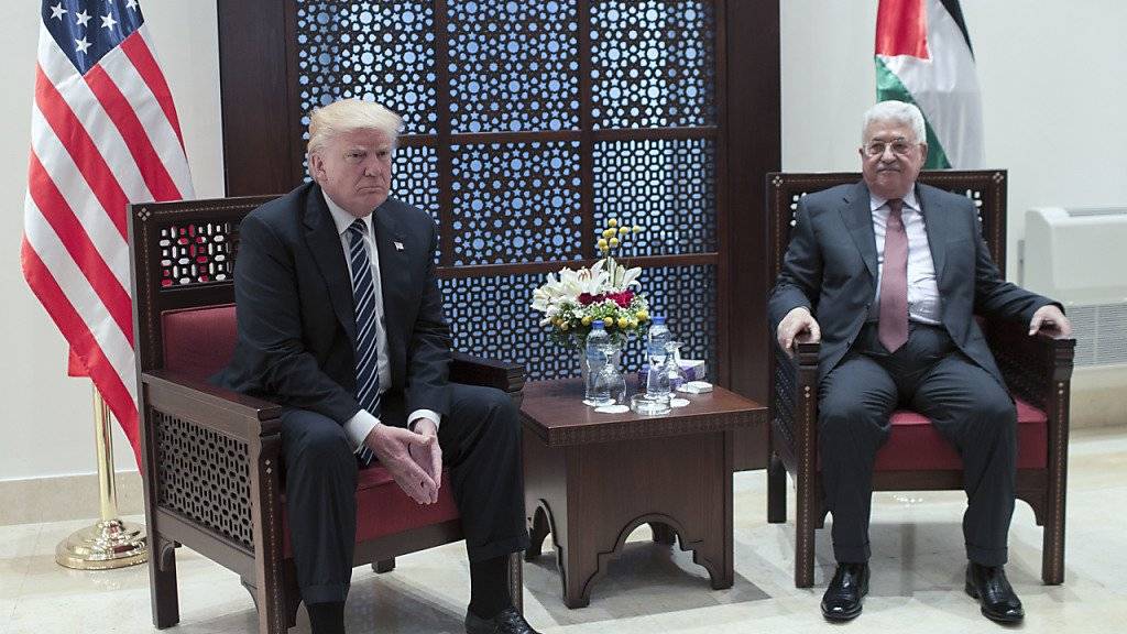 Zweites Treffen zwischen Trump und Abbas innerhalb weniger Wochen: Trump sagte in Bethlehem wenig über seine Vorstellungen über eine Lösung im Nahostkonflikt.
