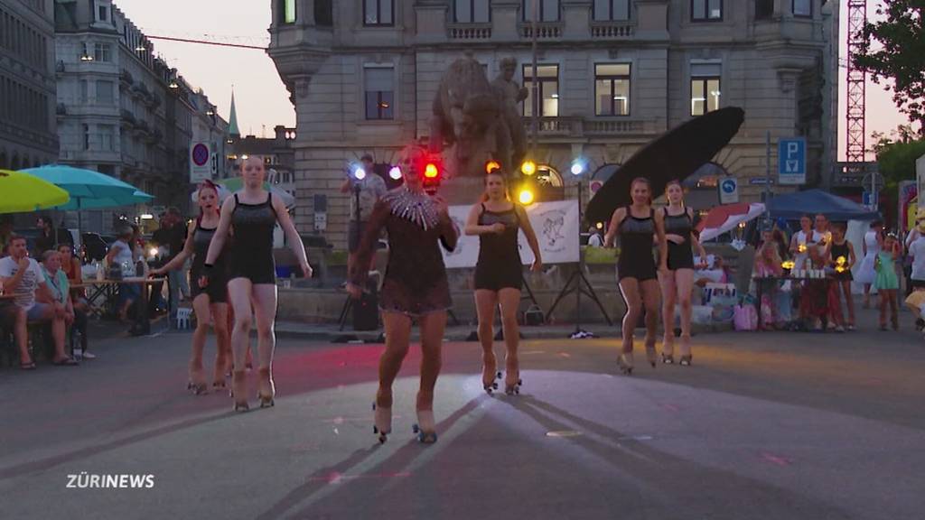 Rollschuh-Revival am Bürkliplatz