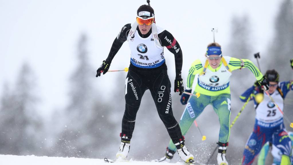 Lena Häcki-Gross lief in Oslo im Verfolgungsstartrennen von weit hinten auf Platz 9