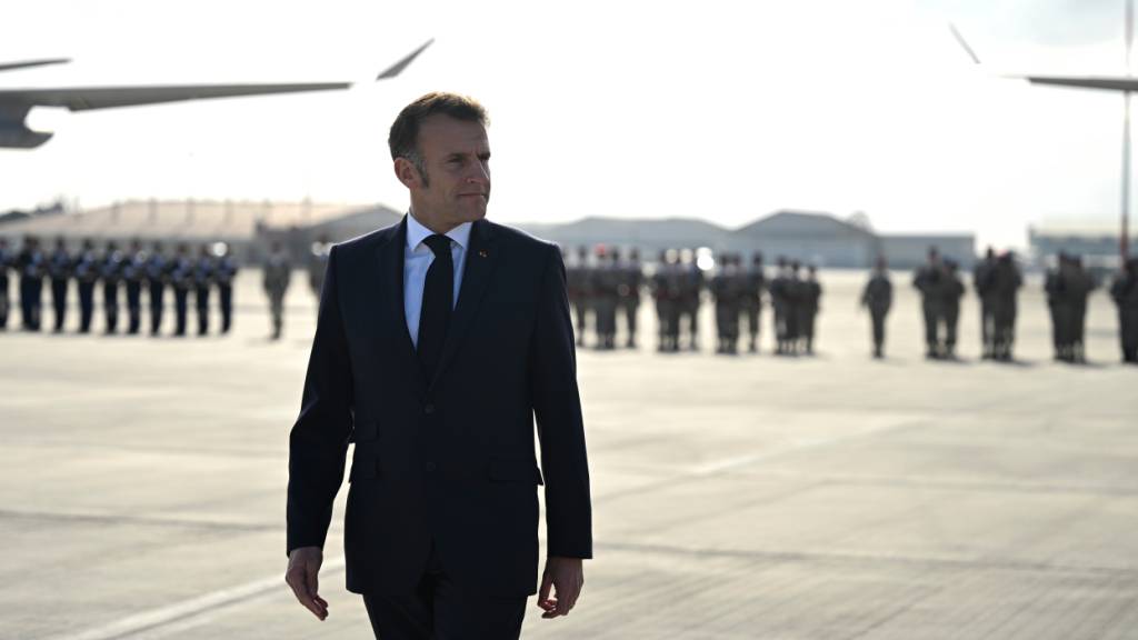 ARCHIV - Der französische Präsident Emmanuel Macron. Foto: Philippe Magoni/Pool AP/dpa