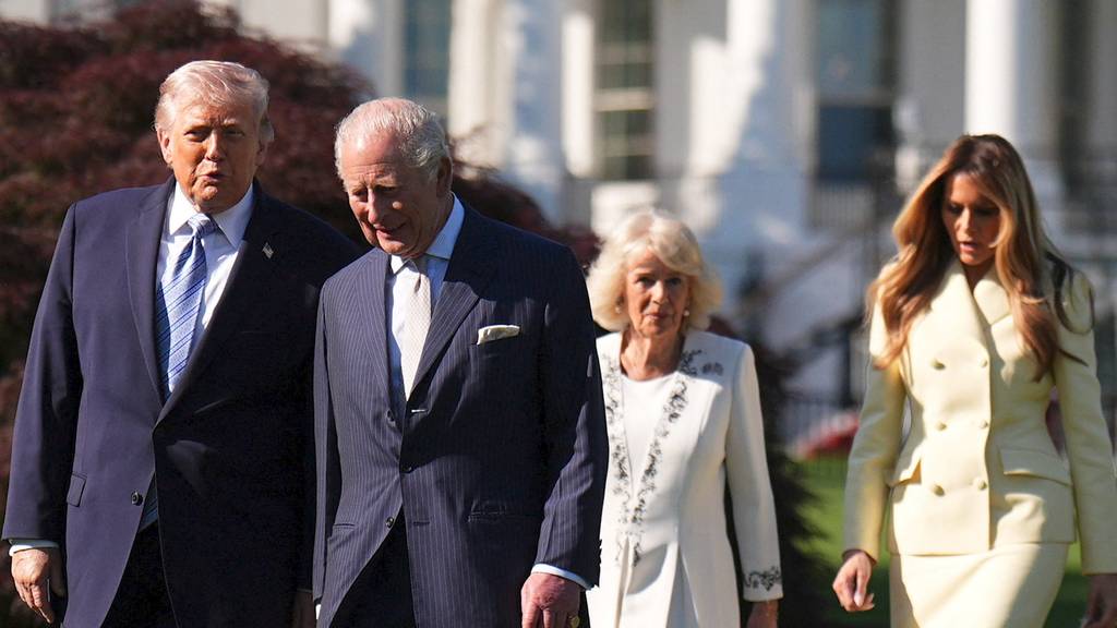 Trump empfängt König Charles beim Weissen Haus