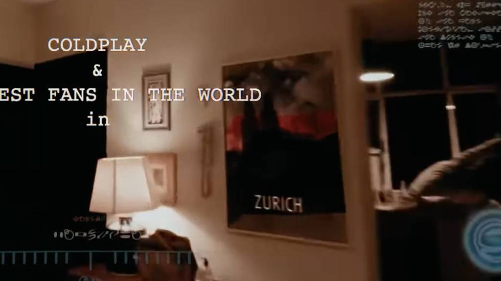 Was bedeutet das Zürich-Plakat im neuen Coldplay-Video?