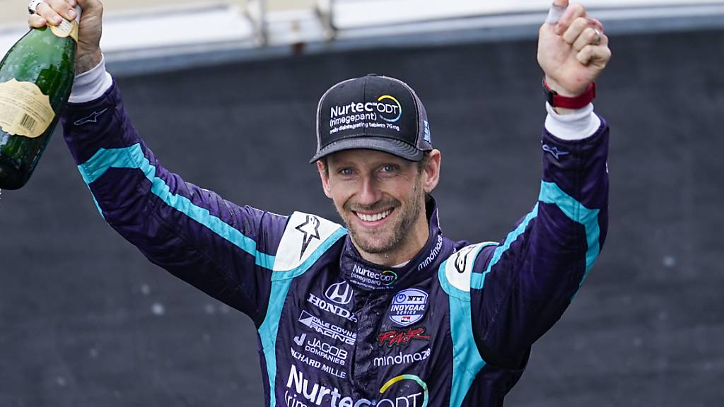 Romain Grosjean erreichte in Indianapolis zwei Wochen vor dem legendären Indy 500 seine bislang beste Klassierung in der IndyCar-Serie