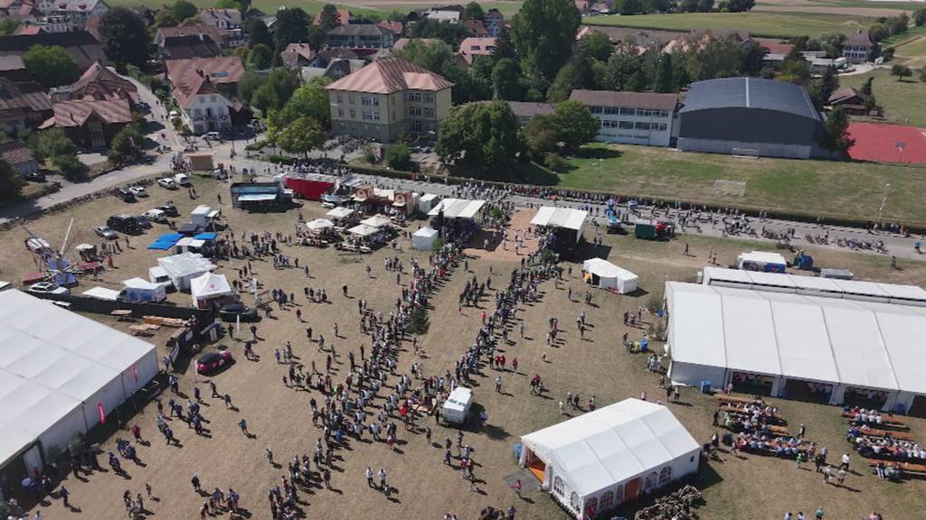 Grossartige Stimmung am Eidgenössischen Trychlertreffen