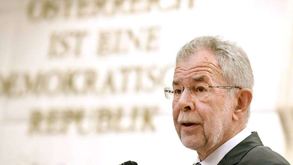 «Ich appelliere an alle Akteure, sich ihrer staatspolitischen Verantwortung bewusst zu sein»: Österreichs Bundespräsident Alexander Van der Bellen. (Archivbild)
