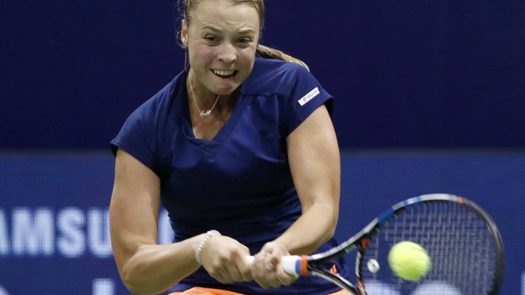 Anett Kontaveit erreicht am neuen WTA-Turnier in Biel erstmals einen Final.