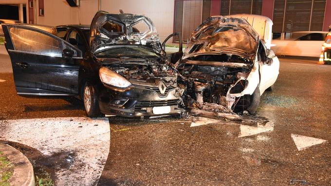 Unfall auf dem Autobahnzubringer