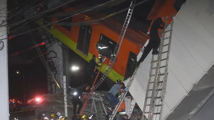 U-Bahn-Unglück in Mexiko-Stadt: Mindestens 20 Tote