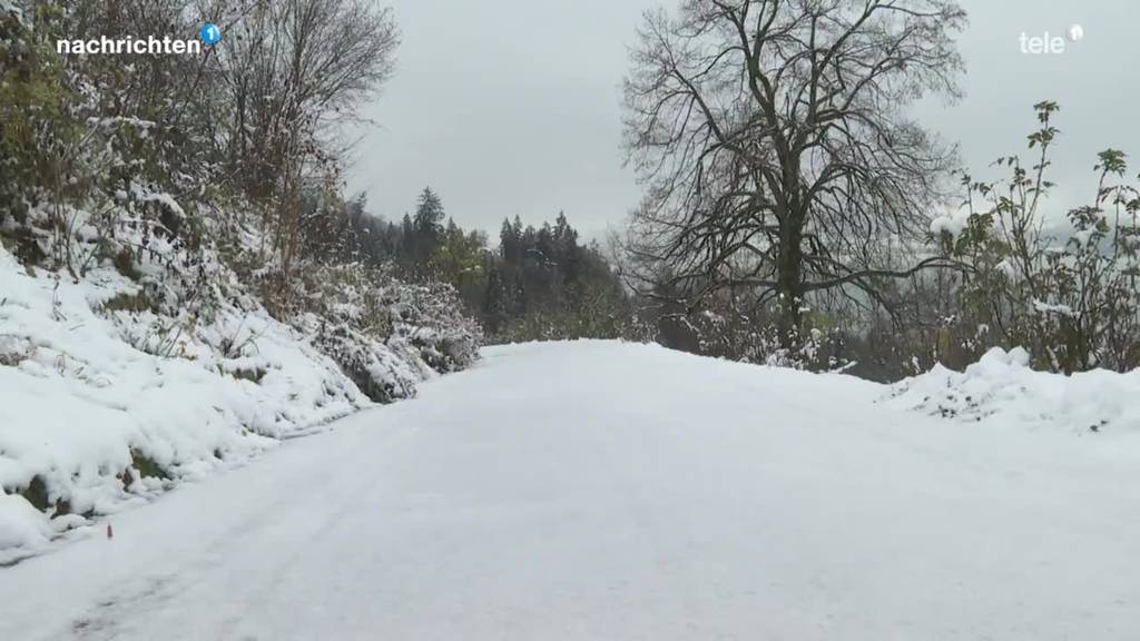 Wintereinbruch in der Zentralschweiz