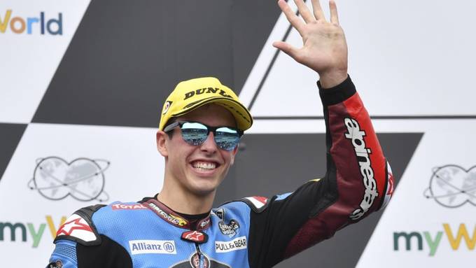 Lüthis Titelrivale Alex Marquez bleibt in der Moto2-Klasse