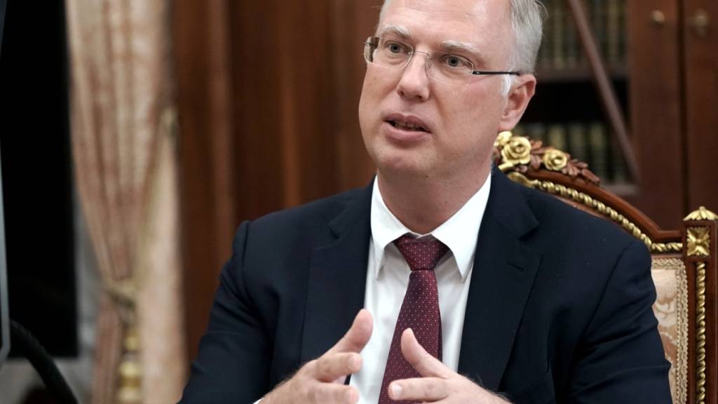 ARCHIV - Kirill Dmitrijew, Vertrauter von Kremlchef Wladimir Putin. Foto: Alexei Druzhinin/Pool Sputnik Kremlin/AP/dpa/Archivbild