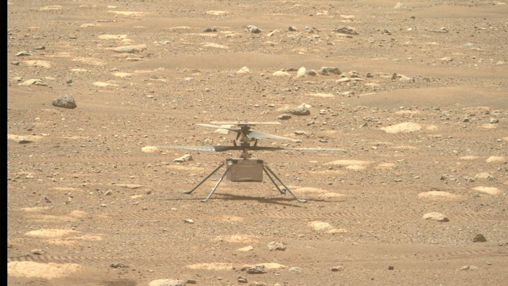 Der Nasa-Helikopter «Ingenuity» auf der Mars-Oberfläche. (Archivbild)
