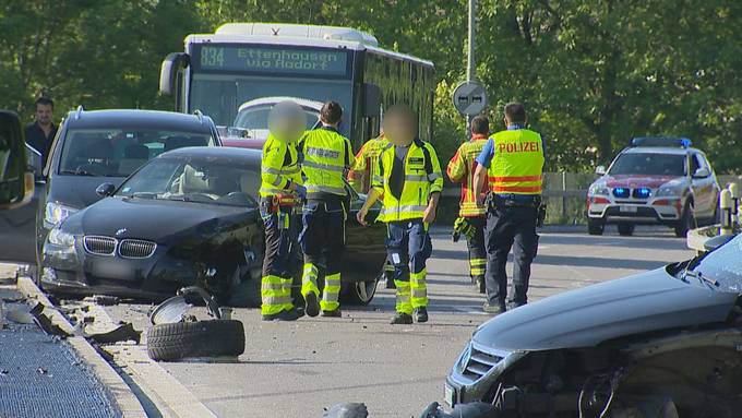 Unfall mit drei Verletzten in Frauenfeld