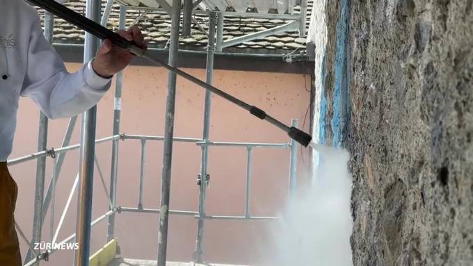 FCZ-Graffiti am Lindenhof wird entfernt