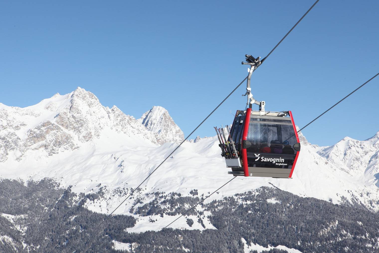 Diese Gondelbahn ersetz die alte Sesselbahn. (Bild: Skigebiet Savognin Bivio Albula)
