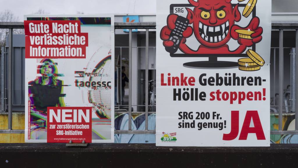 Gegner der SRG-Initiative werfen doppelt so viel Geld auf